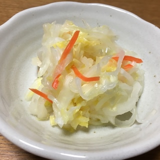 箸休めに★白菜と玉ねぎのあっさり酢漬け